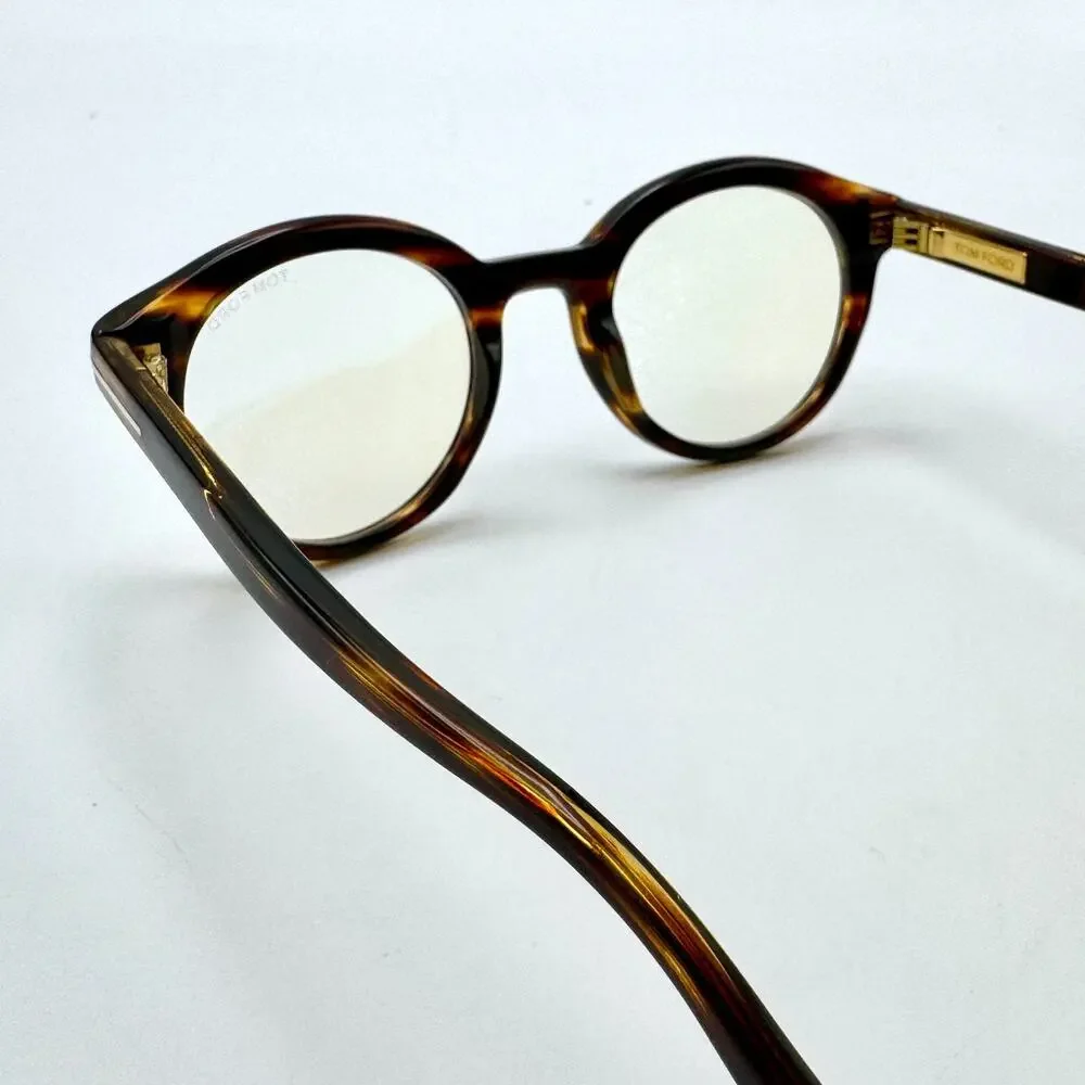 Tom Ford Eyeglasses Frame TF6061-B 055 Havana Brown Round 50-23-145 New